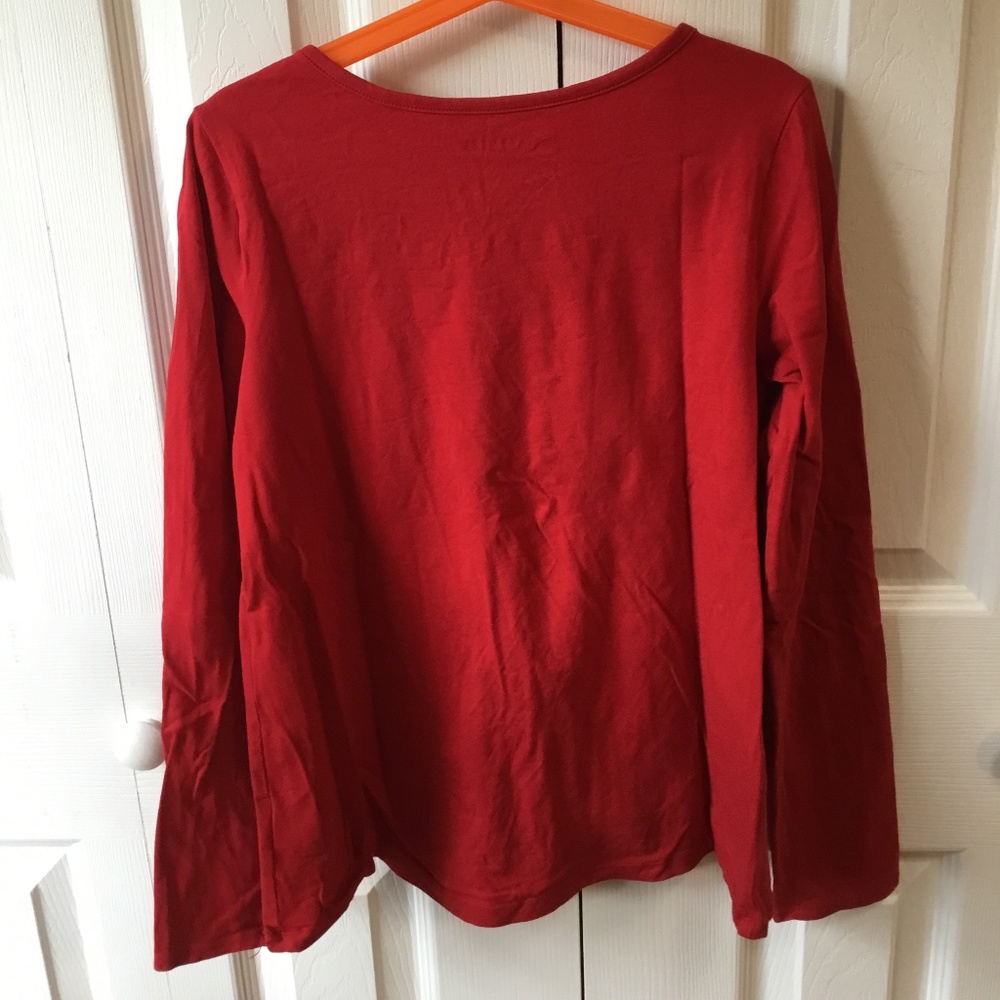 Lands End Christmas Winter Shirt - Picture 3 of 3